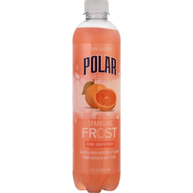 Polar Sparkling Water, ZeroCalorie, Pink Grapefruit (17 oz) Instacart
