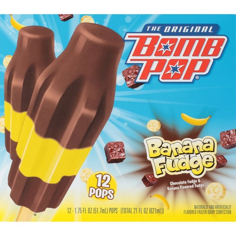 Bomb Pop Banana Fudge Bar (1.75 fl oz) Instacart