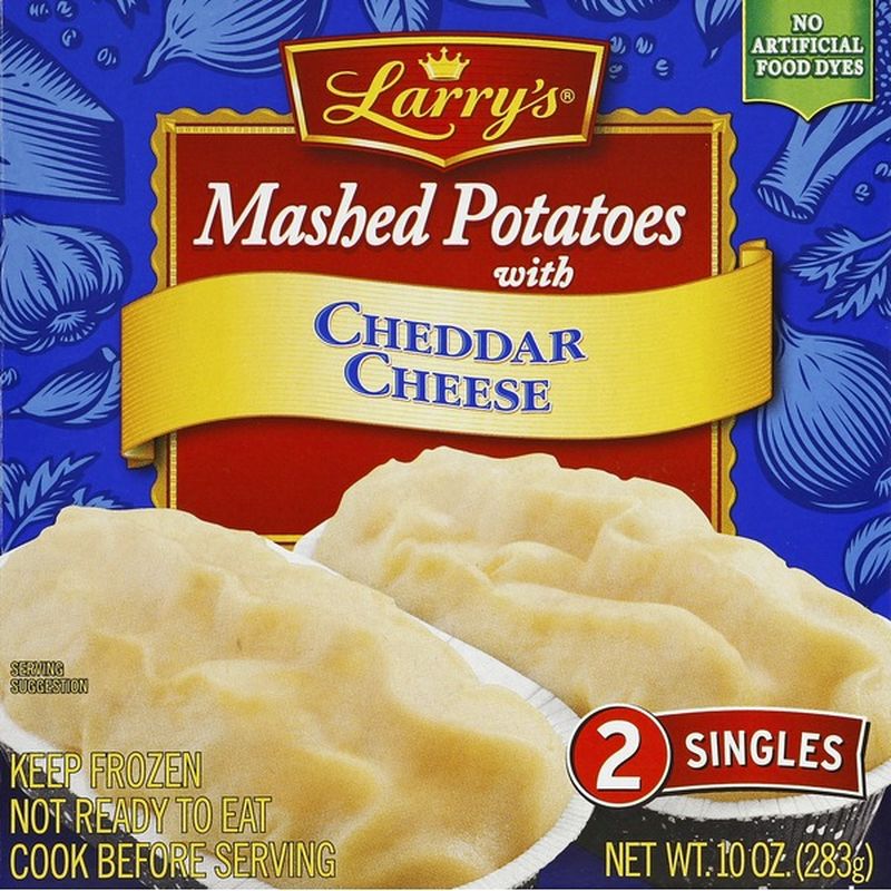 Larrys Mashed Potatoes, with Cheddar Cheese (5 oz) Instacart