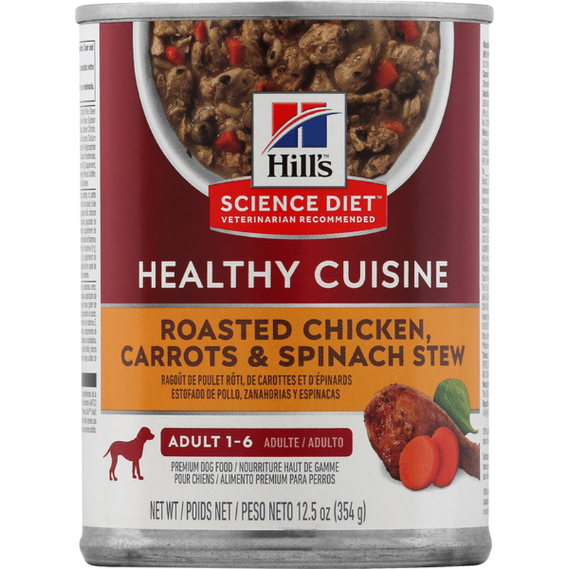 Hillu0027s Science Diet Dog Food, Premium, Roasted Chicken, Carrots