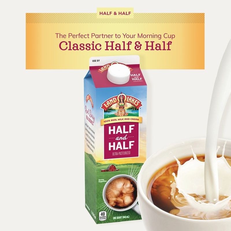 Land O Lakes Traditional Half Half 32 Fl Oz Delivery Or Pickup Near Me Instacart