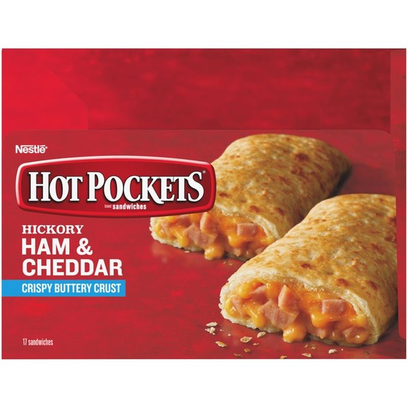 Hot Pockets Hickory Ham & Cheddar Frozen Sandwiches (4.5 Oz) - Instacart