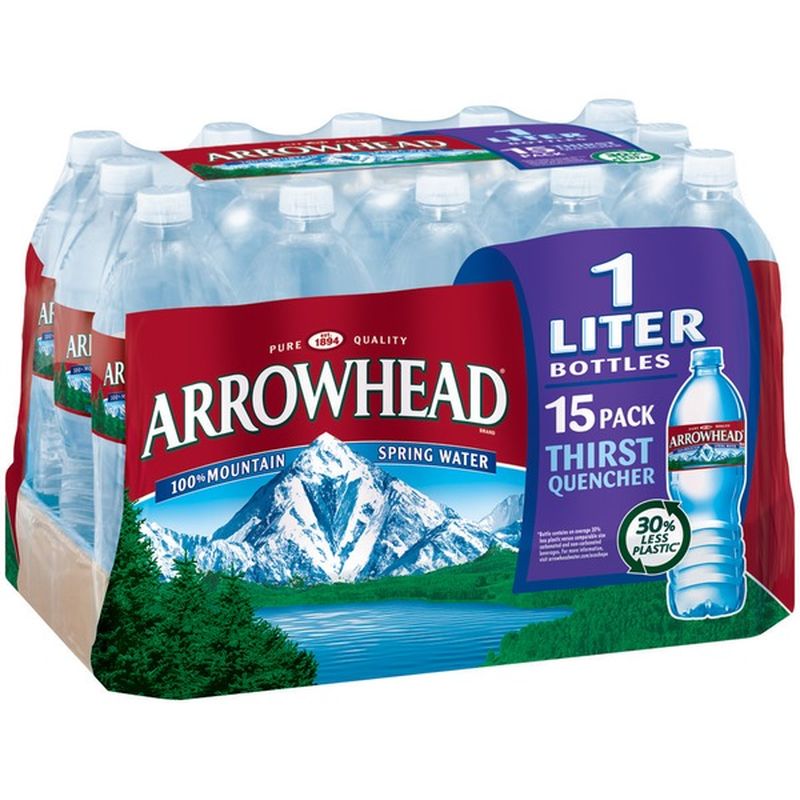 Arrowhead No Flavor 100% Natural Spring Water (33.8 fl oz) - Instacart
