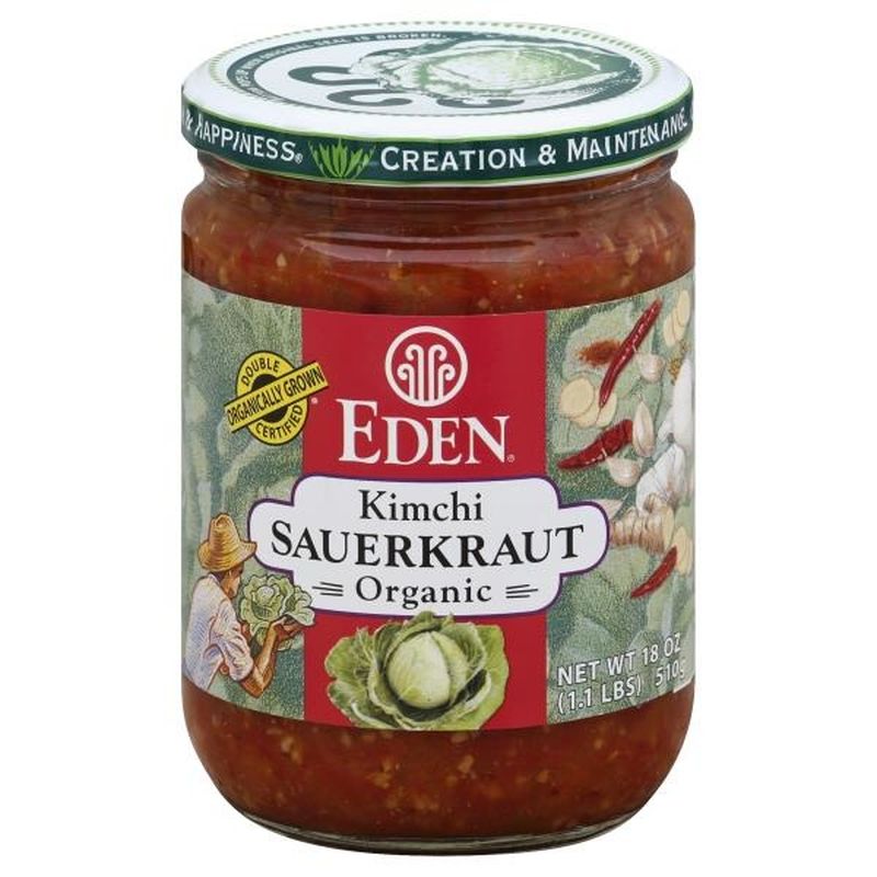Eden Organic Kimchi Sauerkraut (18 oz) from Publix Instacart