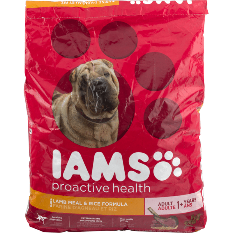 iams lamb and rice dog food