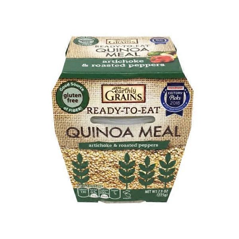 Earthly Grains Ready to Eat Artichoke & Roasted Red Pepper Quinoa Meal Cup (7.9 oz) Instacart