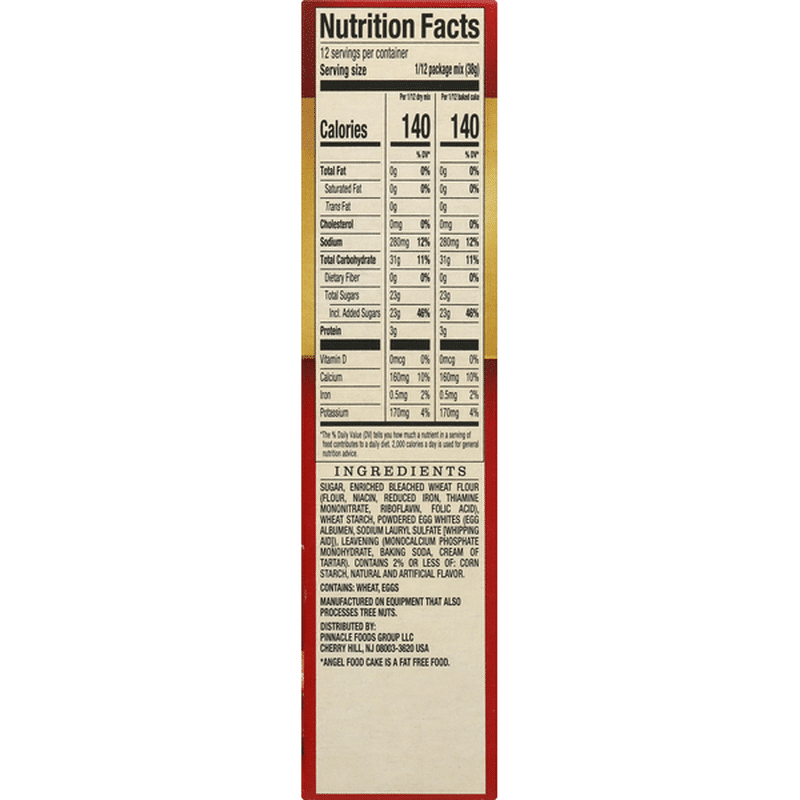 Duncan Hines Signature Angel Food Cake Mix (16 oz) from