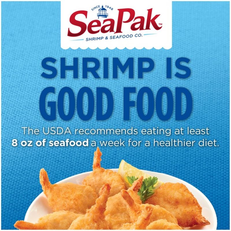 SeaPak Breaded Butterfly Shrimp (14 oz) Instacart