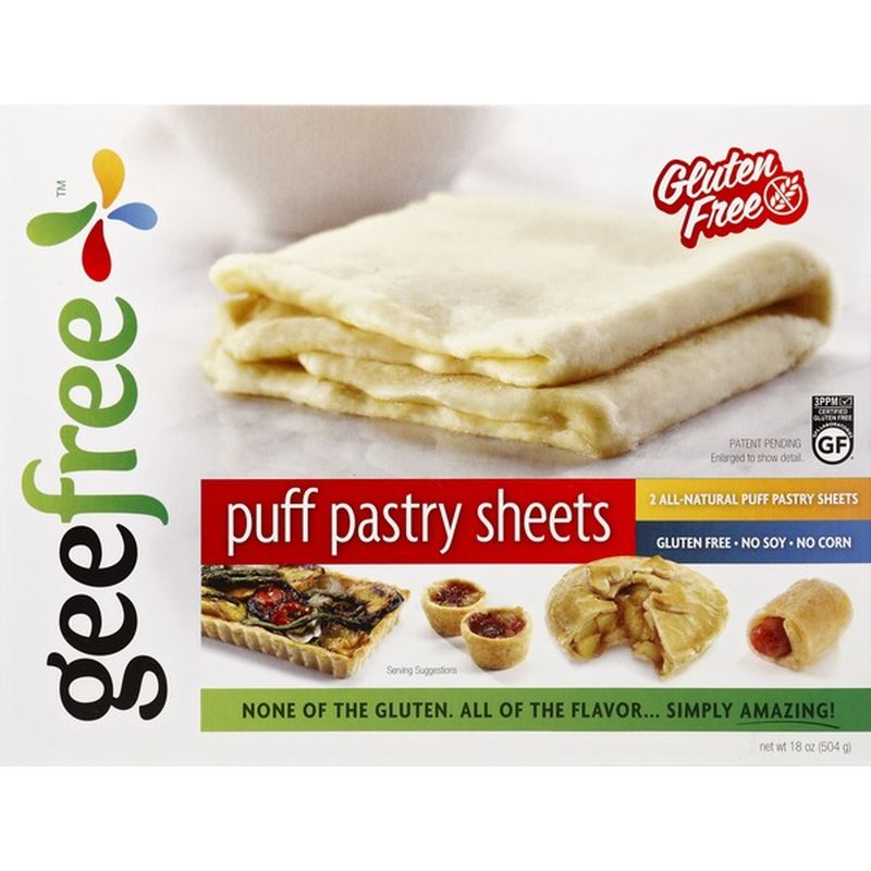 Geefree Puff Pastry Sheets 2 Each Instacart