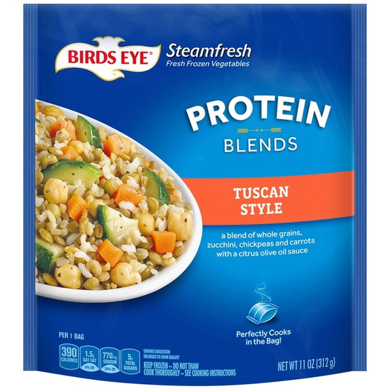 Birds Eye Tuscan Style Protein Blends Frozen Vegetables (11 oz) - Instacart