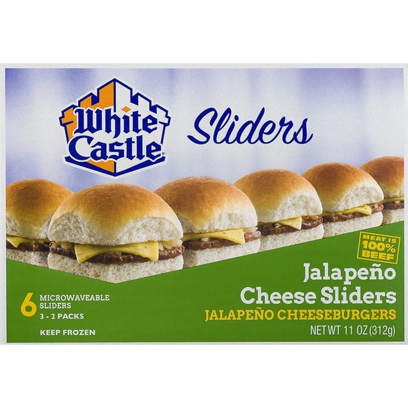 White Castle Cheese Sliders, Jalapeno (11 oz) - Instacart