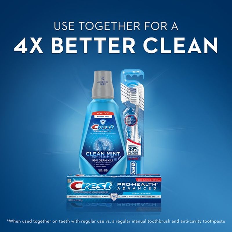 Crest Multi Protection Clean Mint Cpc (Cetylpyridinium Chloride)