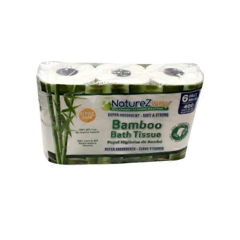 NatureZway Bamboo Toilet Paper (6 ct) Instacart