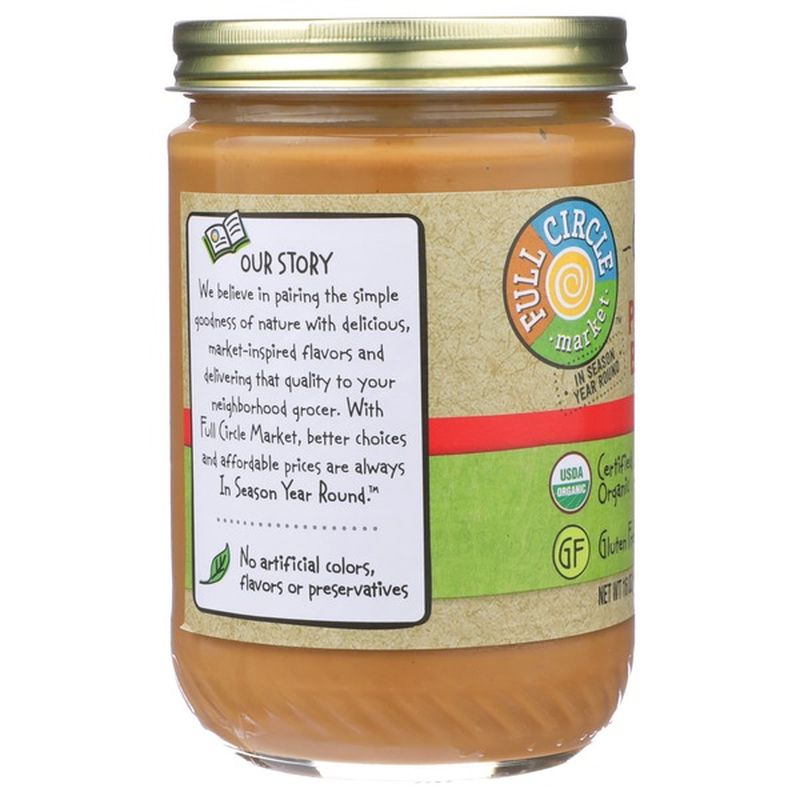 Full Circle Organic Peanut Butter (16 Oz) - Instacart