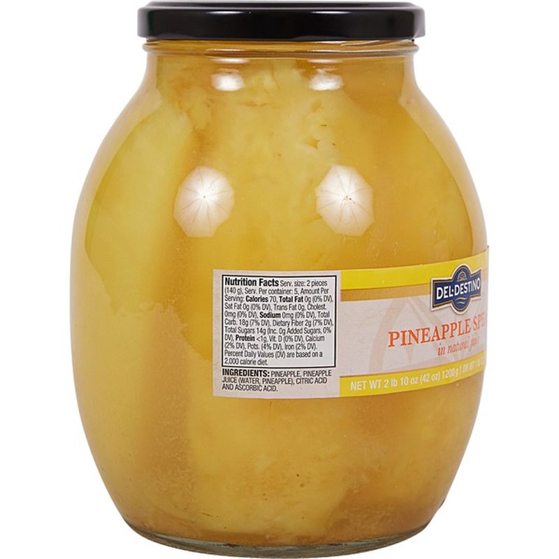 Del Destino Sliced Pineapple In Natural Juice (42 oz) from Costco