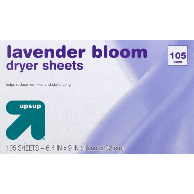Up&Up Dryer Sheets, Lavender Bloom (105 oz) Instacart