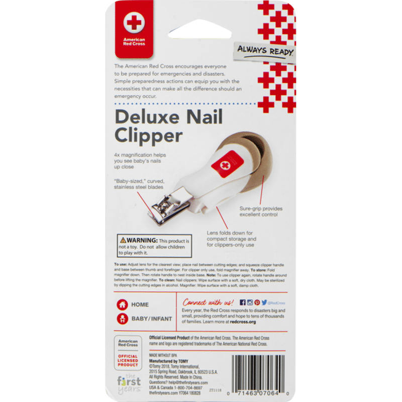 american red cross nail clippers