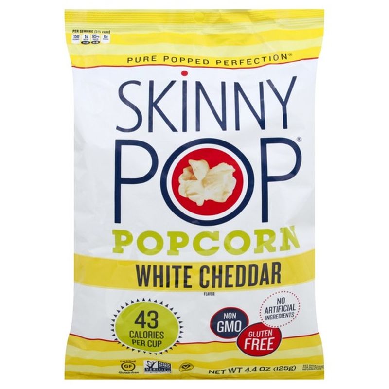 SkinnyPop White Cheddar Popcorn (4.4 oz) from Stop & Shop Instacart