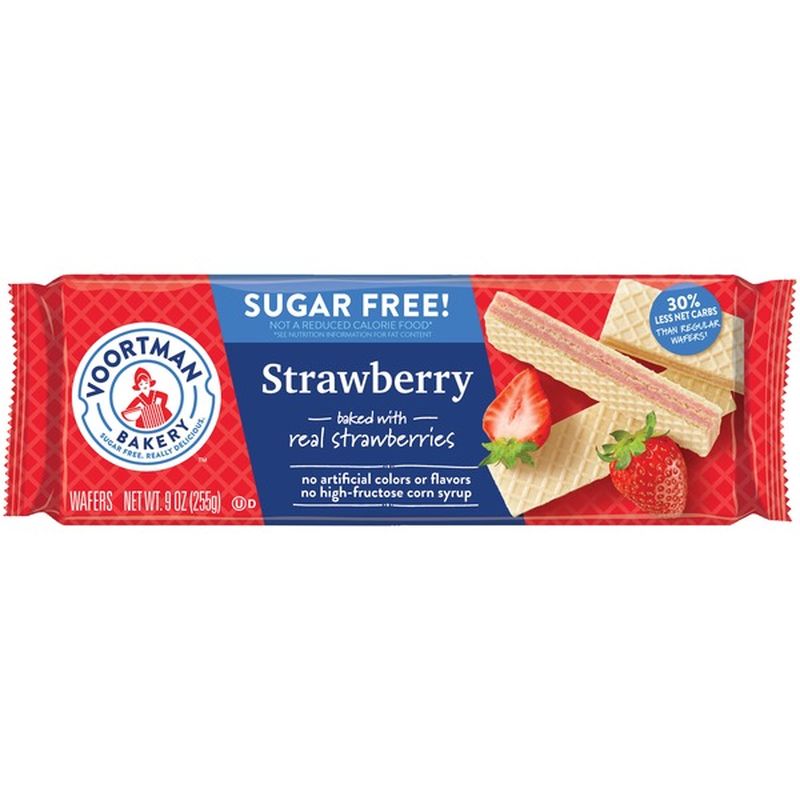 Voortman Bakery Sugar Free Strawberry Wafers (9 oz) from Safeway