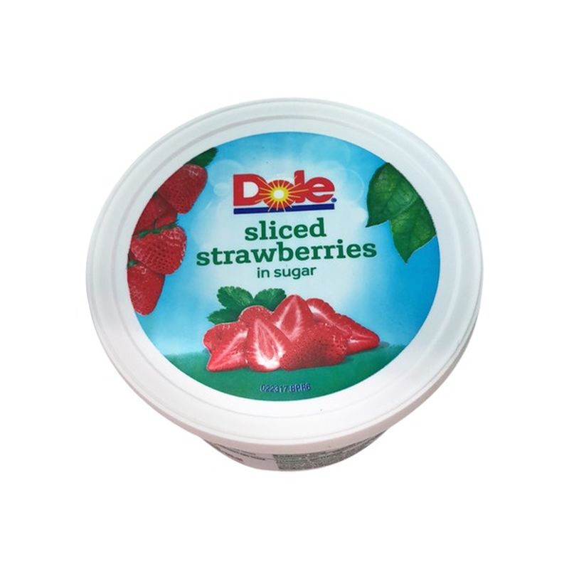 Dole sliced in sugar strawberries