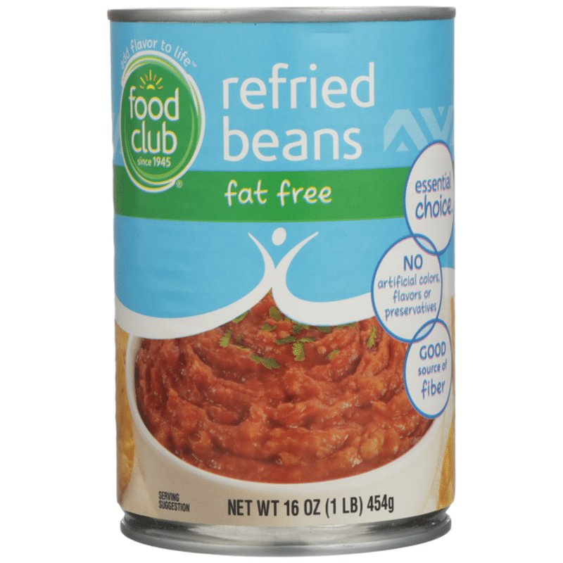 Food Club Fat Free Refried Beans (16 oz) Instacart