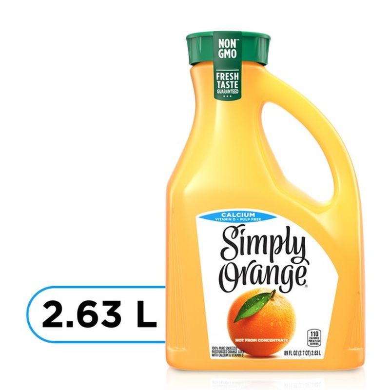 Simply Orange Juice With Calcium (89 fl oz) from Publix Instacart