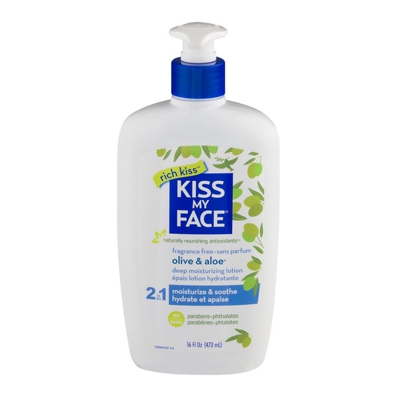Kiss My Face Deep Moisturizing Lotion 2 in 1 Olive & Aloe Fragrance