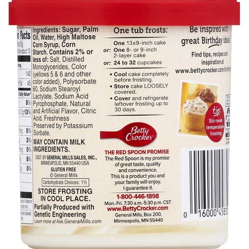 Betty Crocker Frosting, Vanilla (16 oz) from ACME Markets Instacart