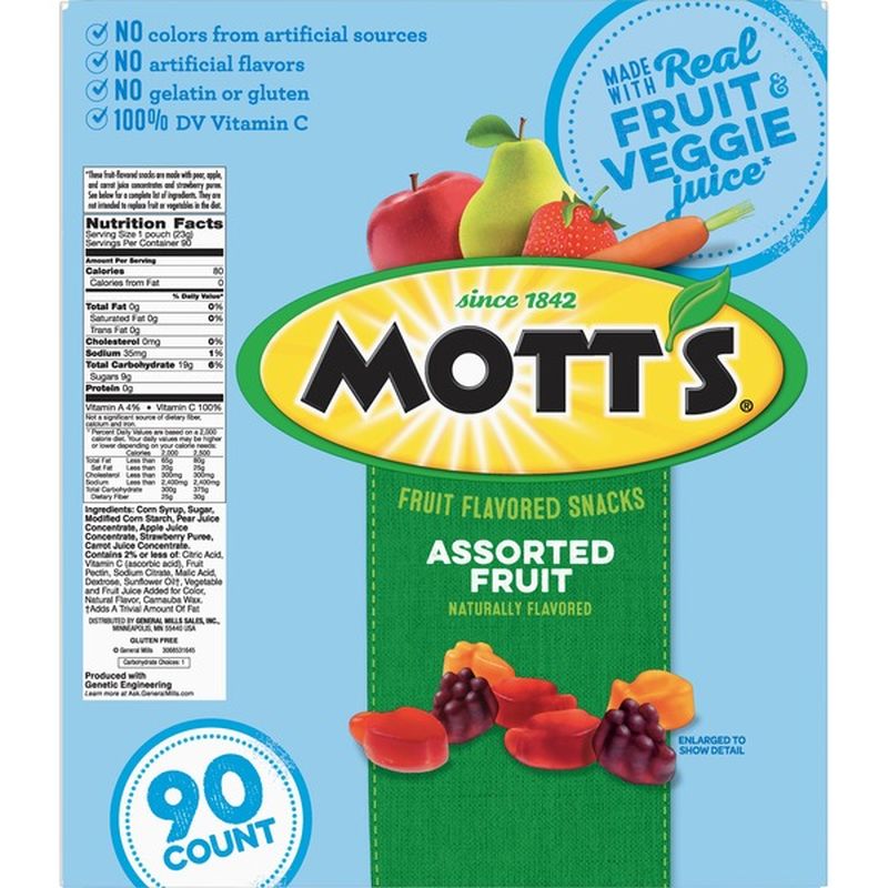 Mott's Fruit Flavored Snacks, Assorted Fruit (90 each) from Costco