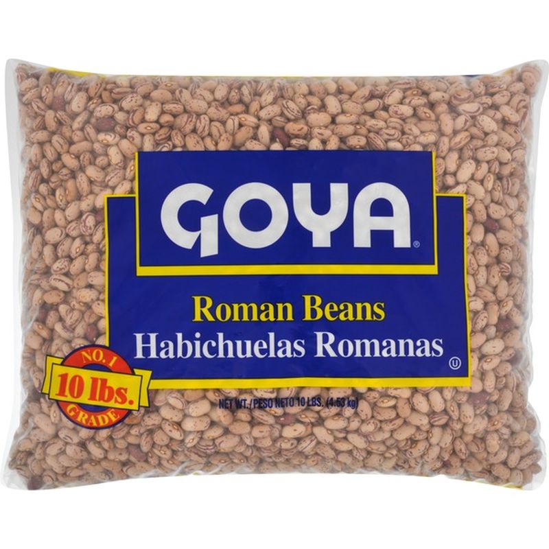Goya Roman Beans, Dry (10 lb) Instacart