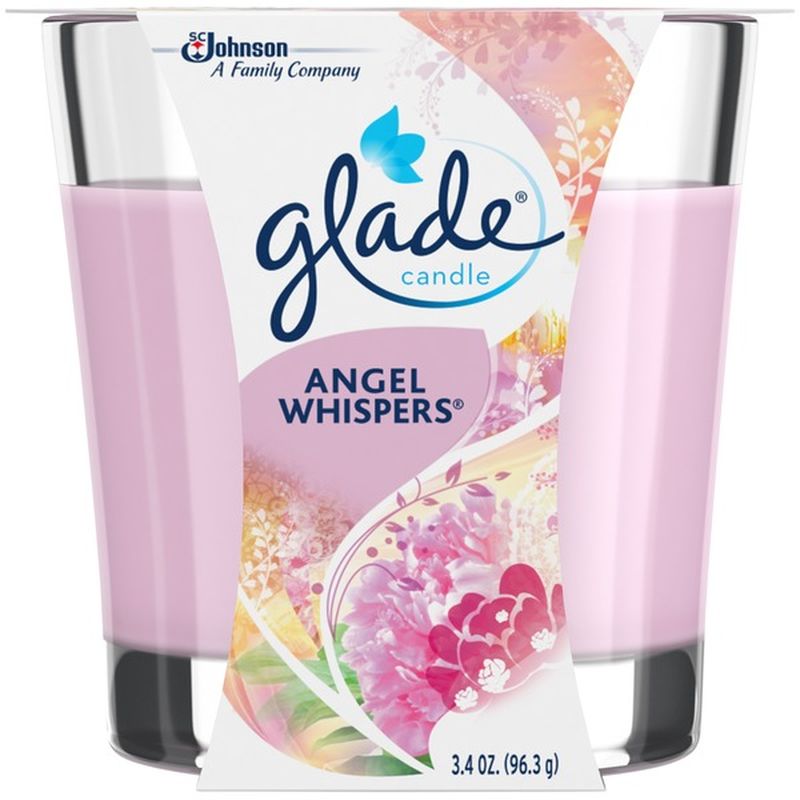 Glade Candle, Angel Whispers (3.8 oz) Instacart