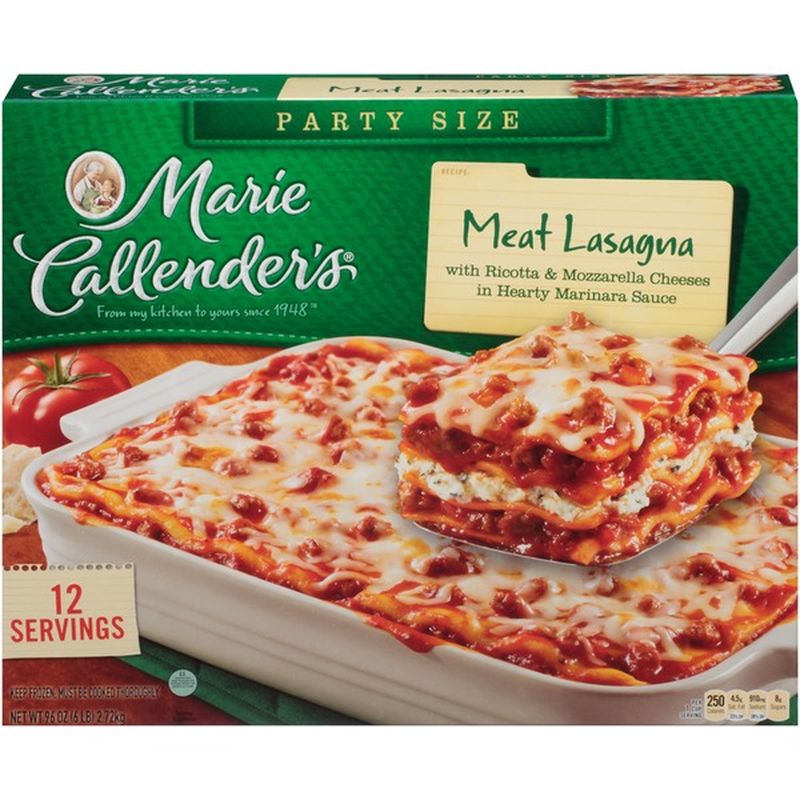 Marie Callender S Meat Lasagna 96 Oz Instacart