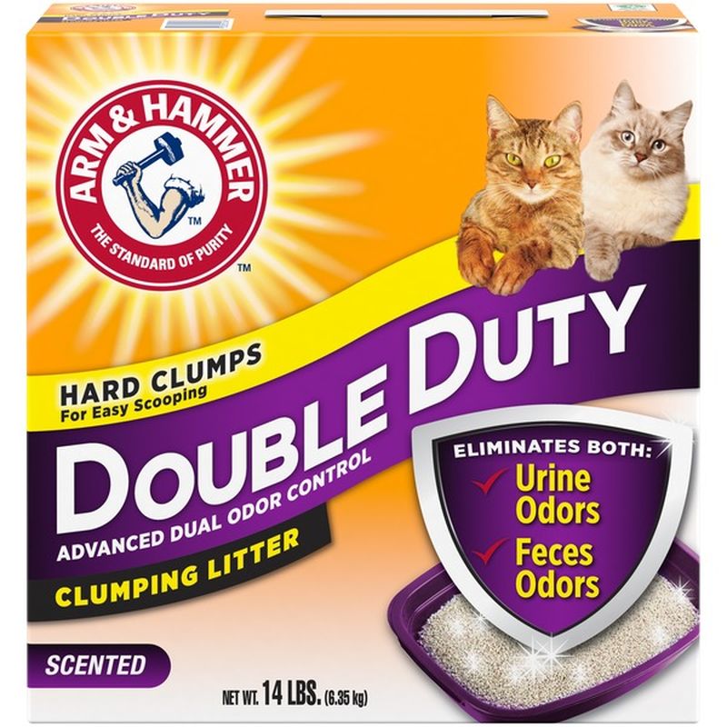 Arm & Hammer Double Duty Clumping Cat Litter, (14 lb) Instacart