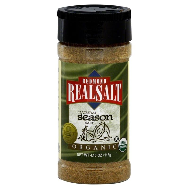 Redmond Real Salt, Organic, Season (4 oz) Instacart