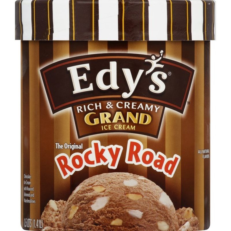 Edy's/Dreyer's Rocky Road Ice Cream (1.5 qt) from Kroger ...