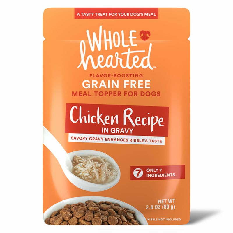 Photo inspiration: Gallery Detail: Whole Hearted Grain Free Chicken Recipe In Gravy Meal Topper