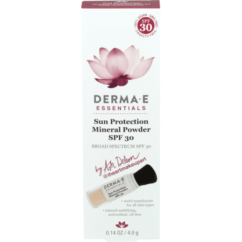 derma e sunscreen powder
