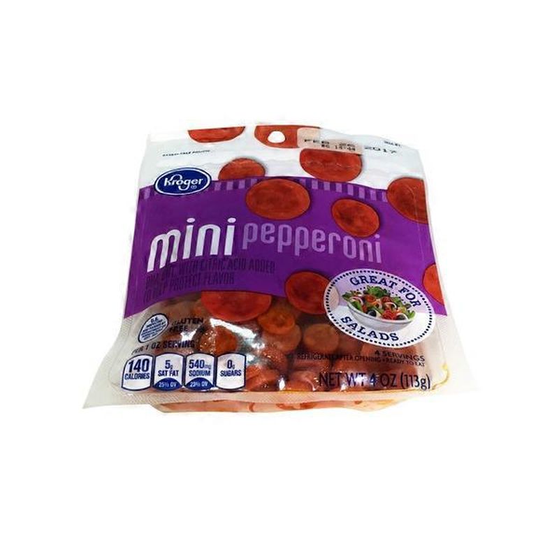 Kroger Mini Pepperoni (4 oz) Instacart