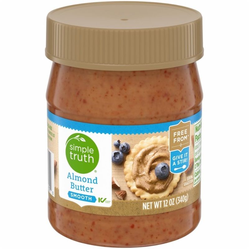 Simple Truth Smooth Almond Butter (12 oz) from Fry's Instacart