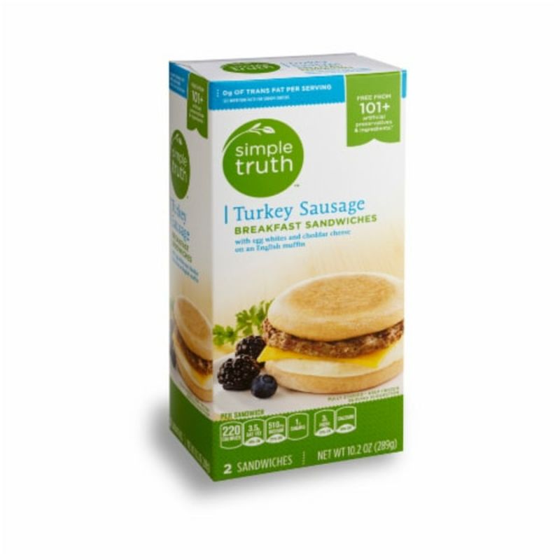 Turkey Sausage Breakfast Sandwiches