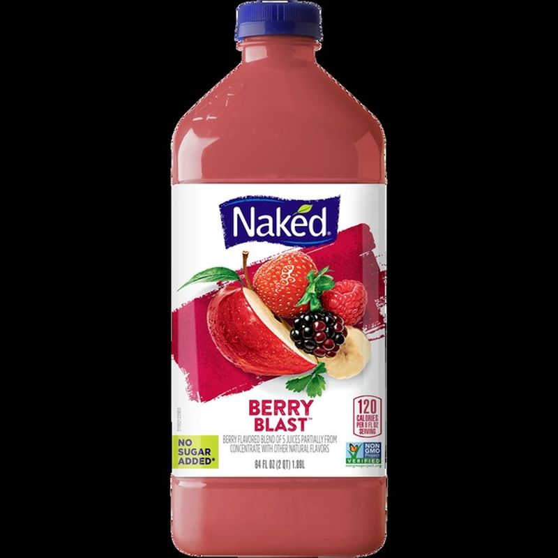 Amazon.com : Naked Berry Blast Smoothie 100% Juice 64 Oz (1 Pack) : Fruit Juices : Grocery 