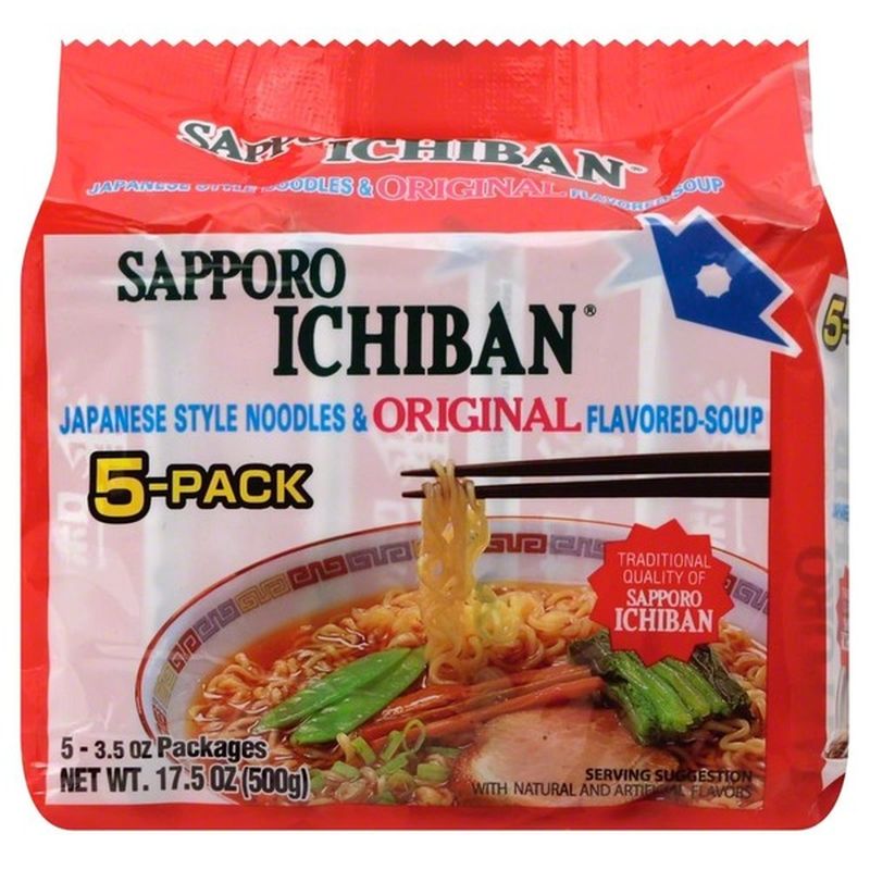 Sapporo Ichiban Japanese Style Noodles & Original FlavoredSoup (3.5 oz