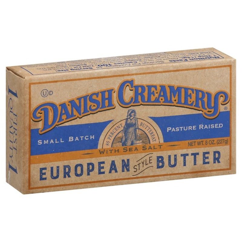 Danish Creamery Butter with Sea Salt, European Style (2 each) Instacart