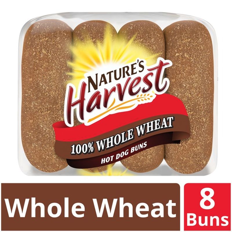 Nature's Harvest 100 Whole Wheat Hot Dog Buns (8 ct) from Smart