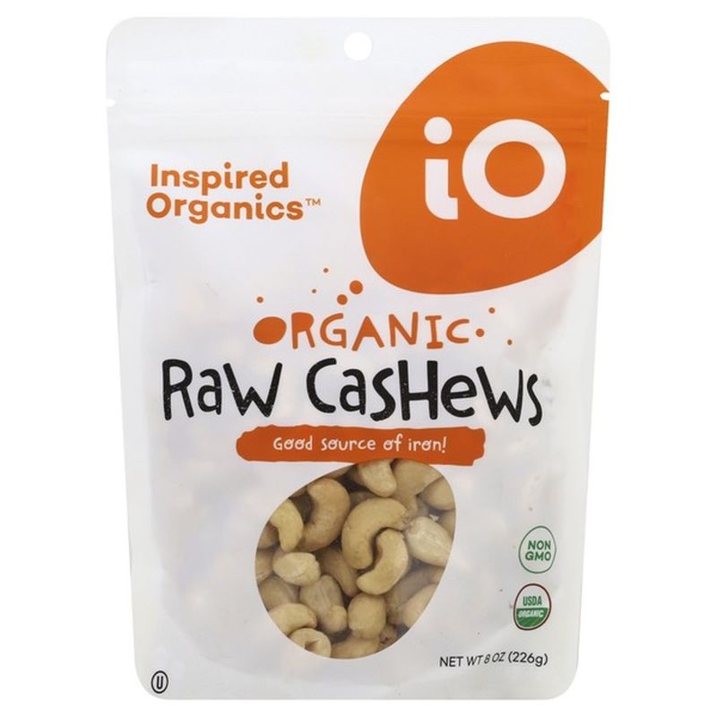 Inspired Organics Raw Cashews, Organic (8 oz) Delivery or Pickup Near
