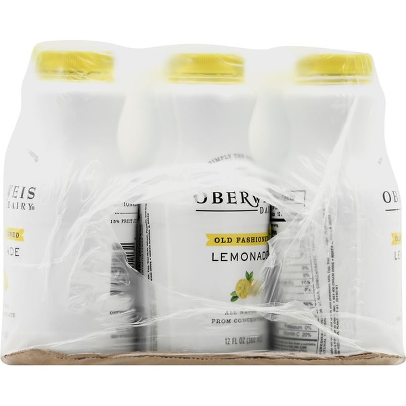 Oberweis Dairy Lemonade, Old Fashioned (12 oz) Instacart
