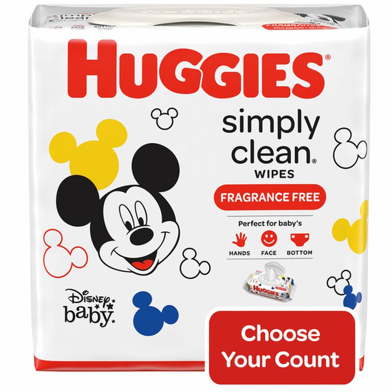 Huggies Wipes, Disney Baby, Fragrance Free, Huge Value (11 each
