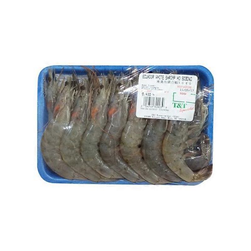 Heads Off Ecuador White Shrimp So