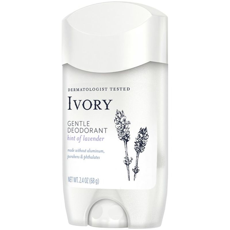 Ivory Gentle Aluminum Free Deodorant Hint Of Lavender (2.4 oz) Instacart