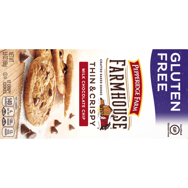 Pepperidge Farm Gluten Free Milk Chocolate Chip Cookies 5 9 Oz Instacart